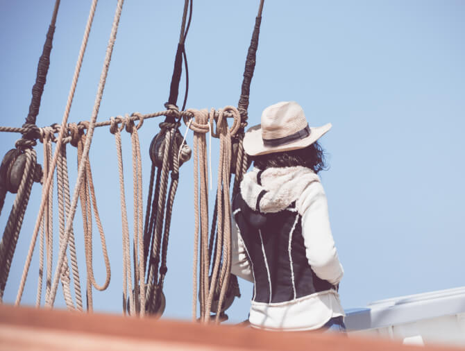 Croisière sur un grand voilier